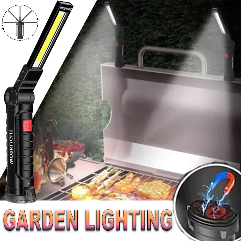 Outdoor Camping Lighting - مصباح يدوي LED محمول مع خطاف