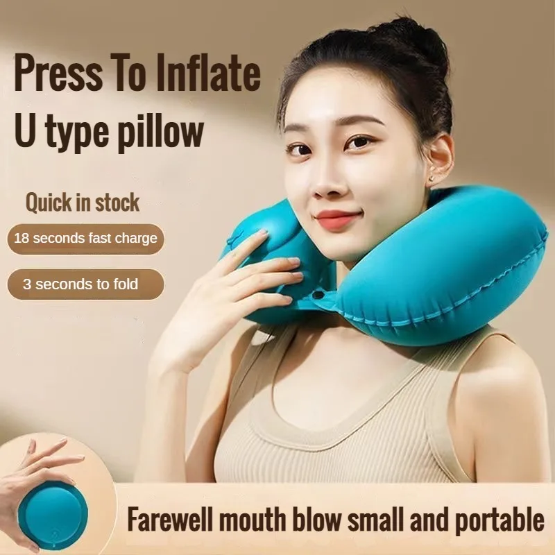 Camp Pillow Compressible - وسادة قابلة للنفخ مضغوطة لحماية الرقبة