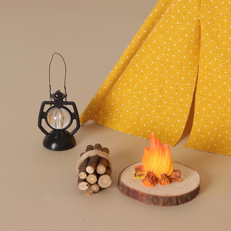 Outdoor Y Camping - نموذج خيمة تخييم بمقياس 1:12 للديكور،