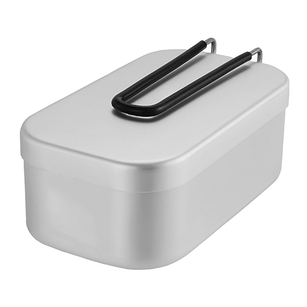 Outdoor Camping Cooking Set - 800 مللي صناديق الغداء الألومنيوم في
