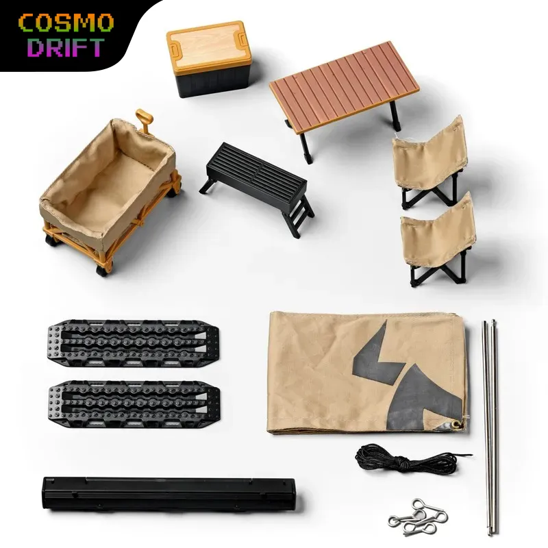 Outdoor Y Camping - طقم نموذج محاكاة لمعدات التخييم والأنشطة