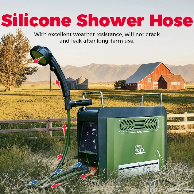 Portable Camping Shower - سخان مياه محمول من كيميموتو مع