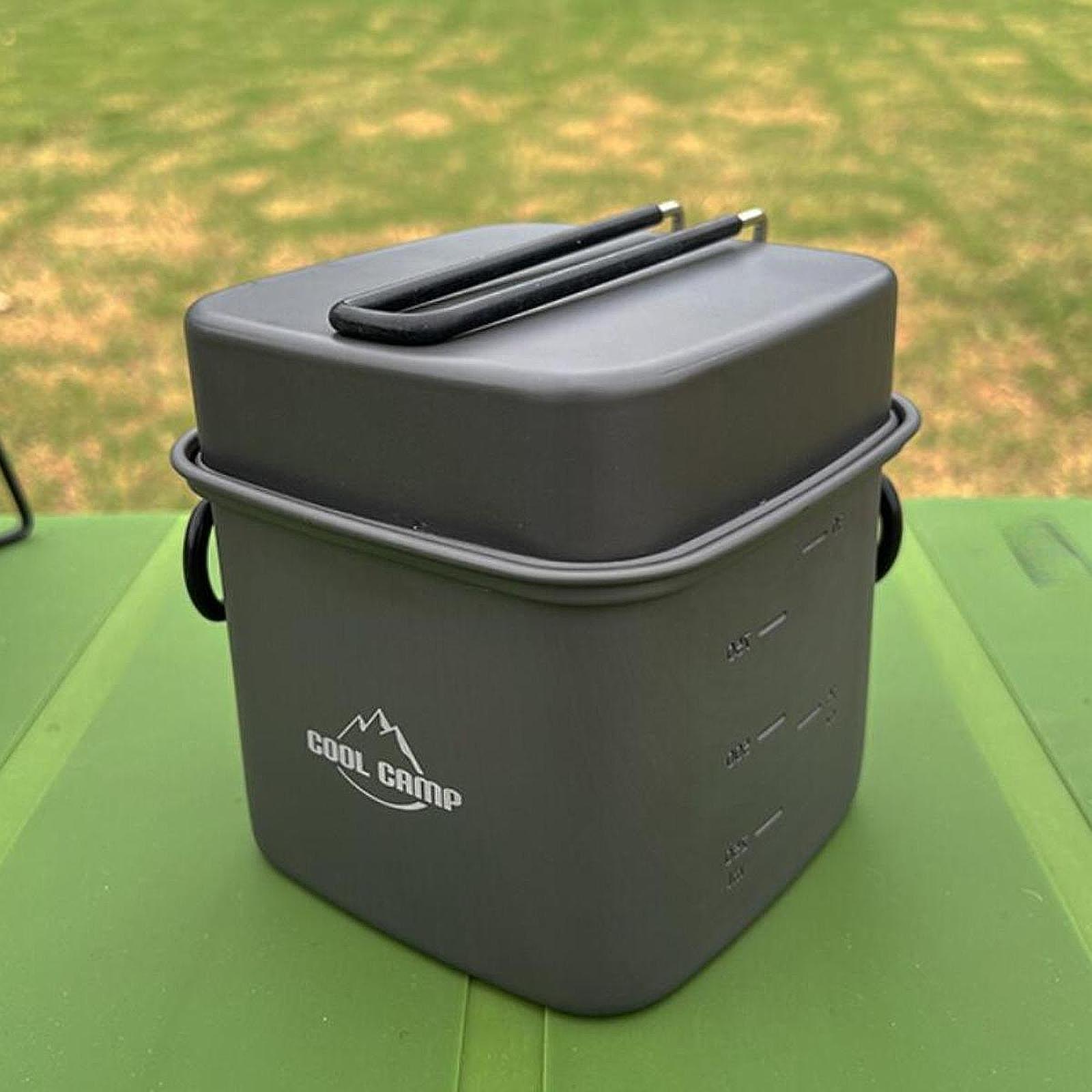 Camp Cooking Set - طقم أدوات طهي للتخييم، مقلاة خفيفة
