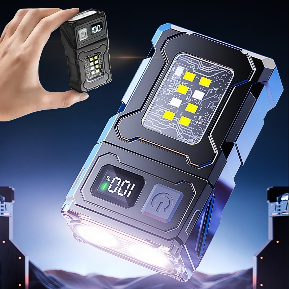 Outdoor Camping Lighting - مصباح يدوي LED صغير قابل لإعادة