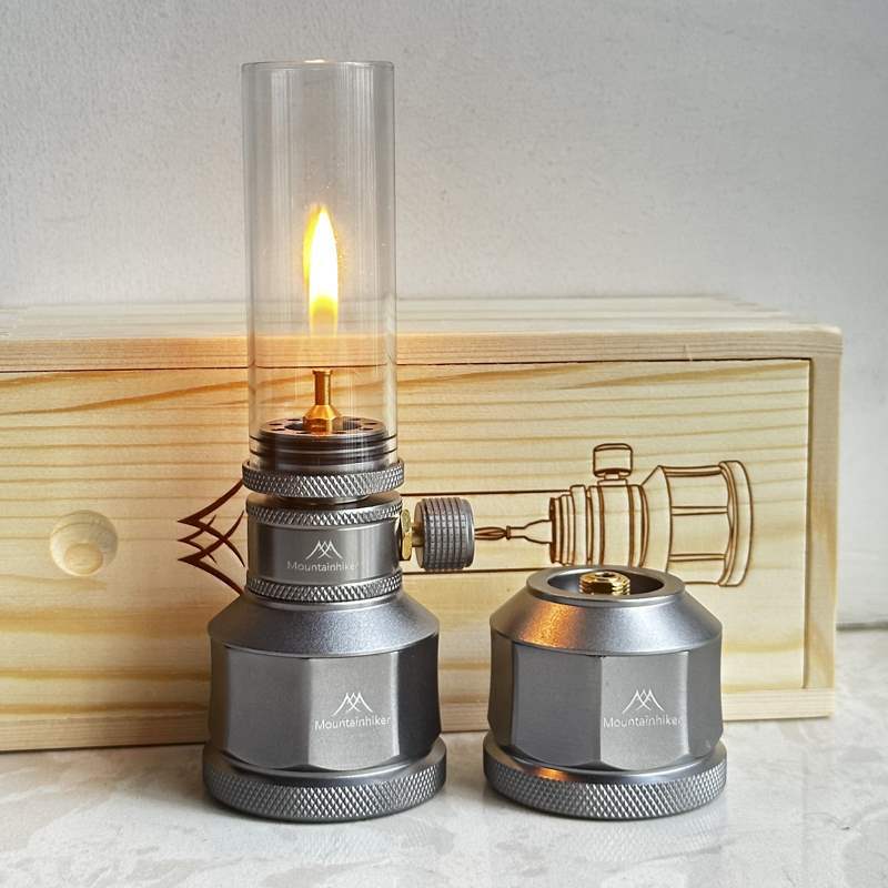 Outdoor Camping Fire Pit - مصباح غاز للتخييم محمول صغير معلق