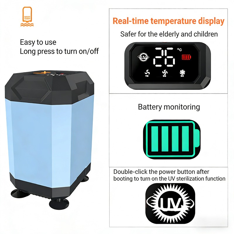 Portable Camping Shower - دش محمول للتخييم في الهواء الطلق