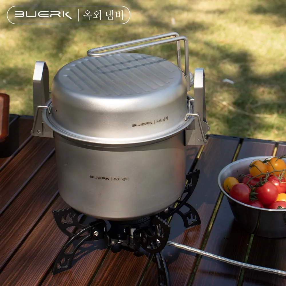 Camp Cooking Set - وعاء تبخير وقلي متعدد الوظائف للتخييم