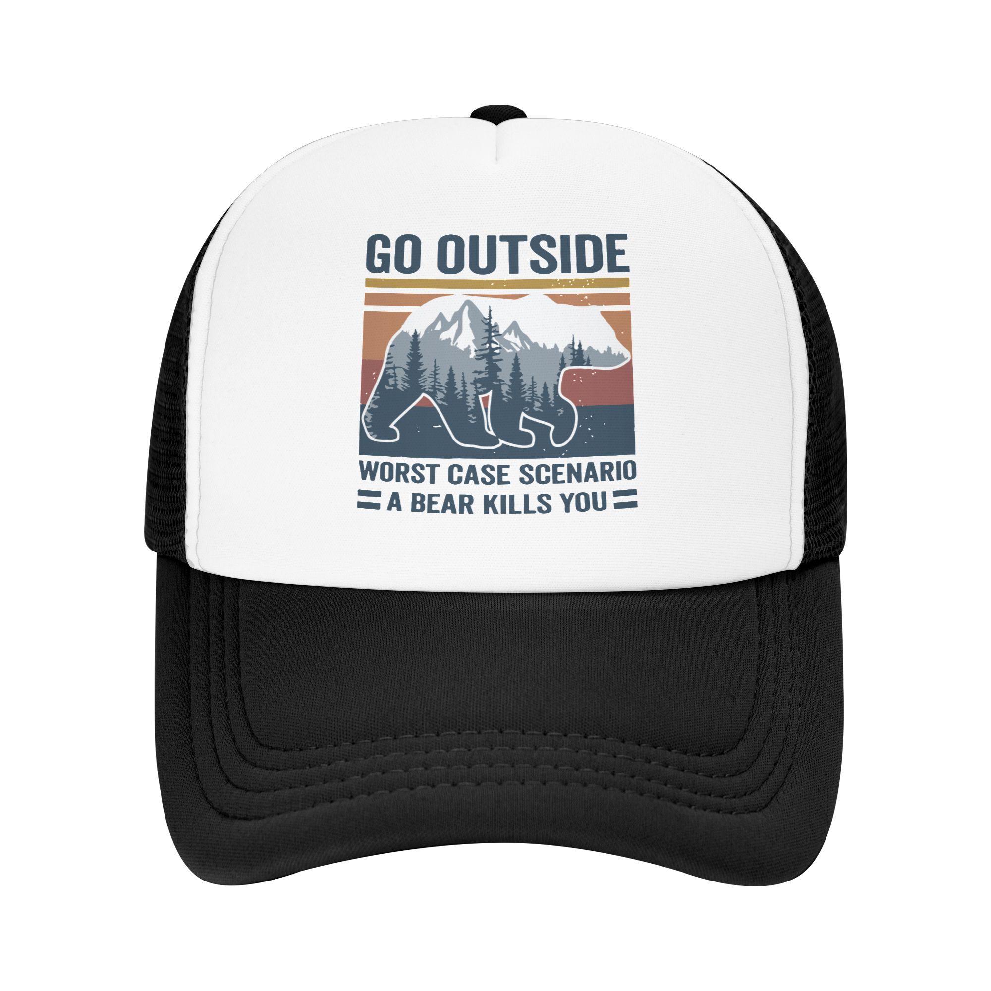 Outdoor Camping Hat - قبعة سائق الشاحنة بتصميم 