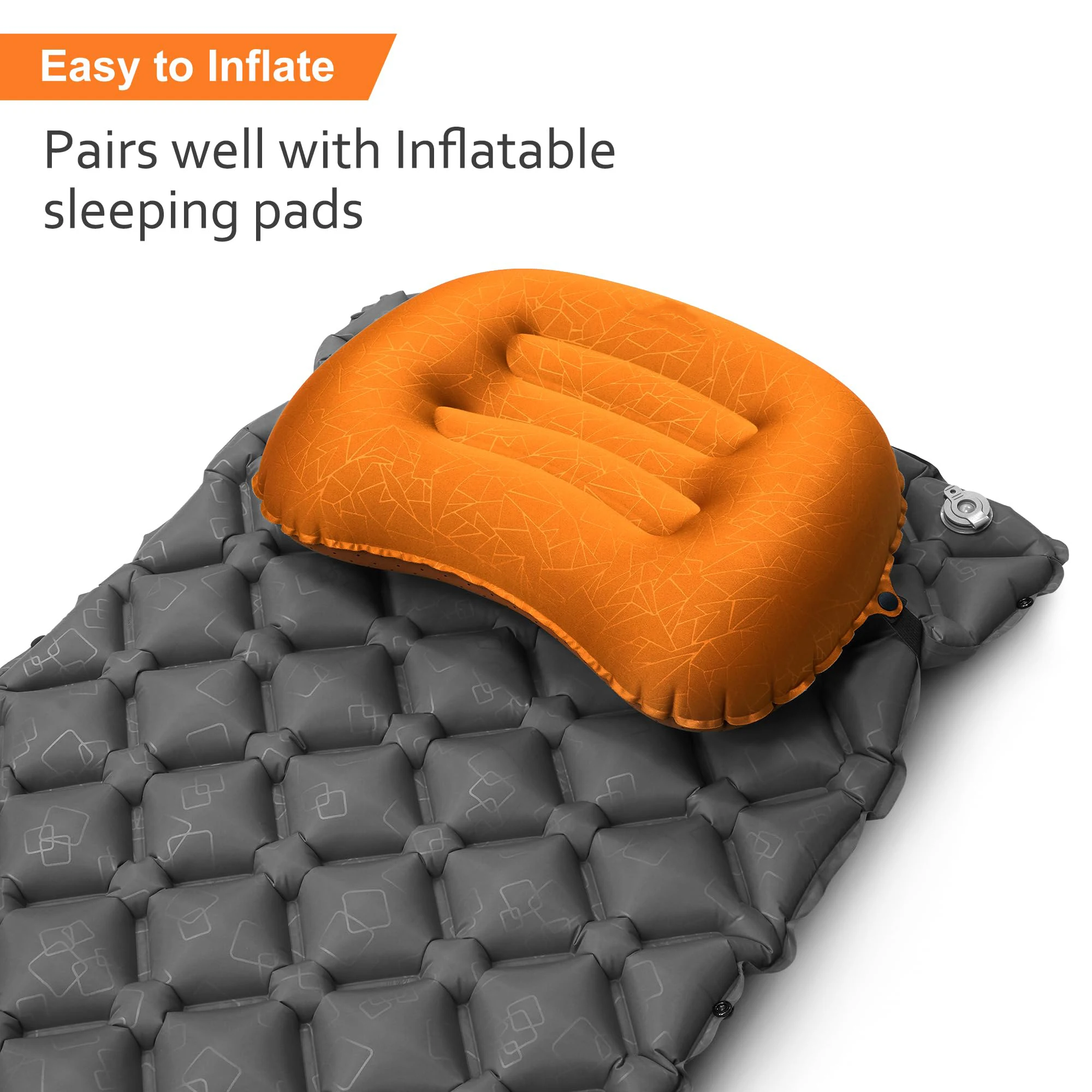 Camp Pillow Compressible - وسادة سفر قابلة للنفخ خفيفة الوزن