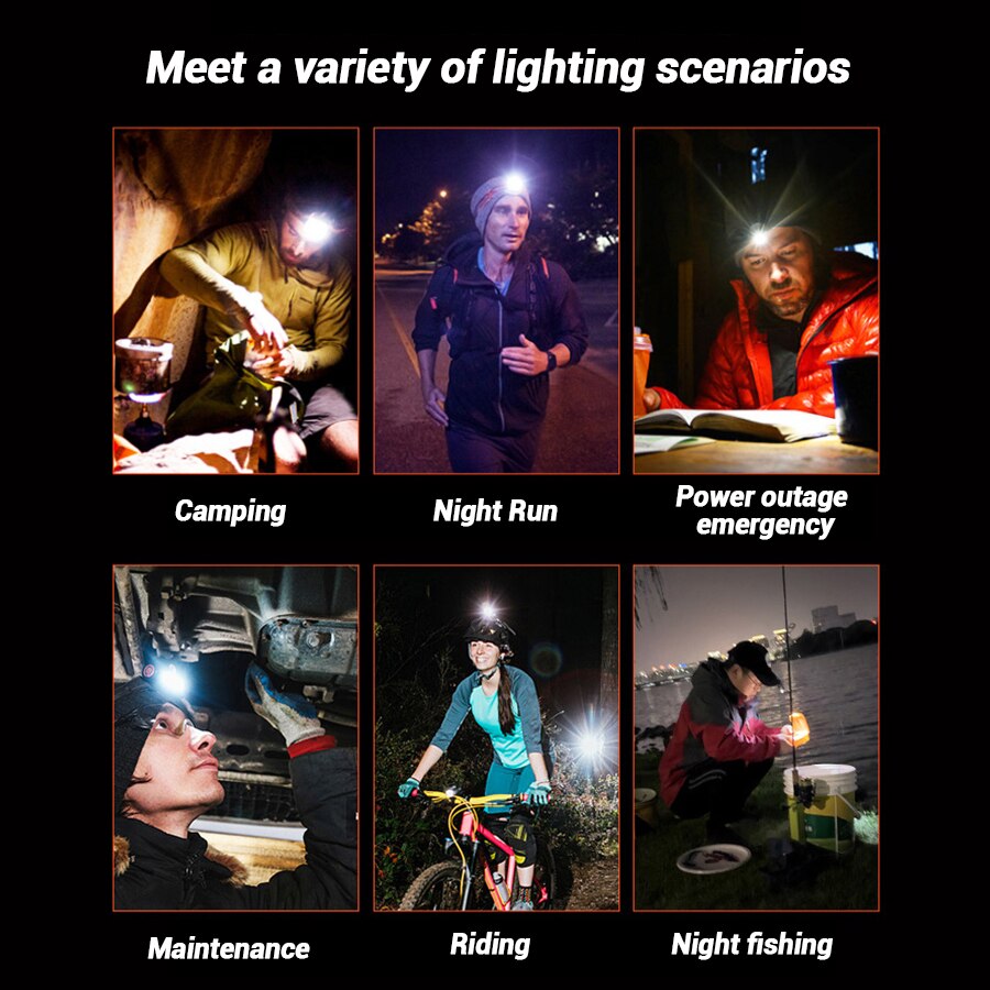 كشافات LED قابلة لإعادة الشحن  - مراجعة Outdoor Camping Lighting وسعره