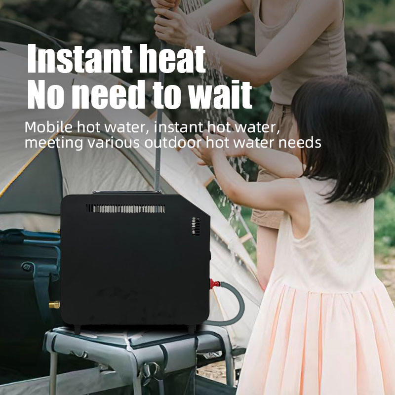 سخان ماء محمول يعمل بالبروبان  - مراجعة Portable Camping Shower وسعره
