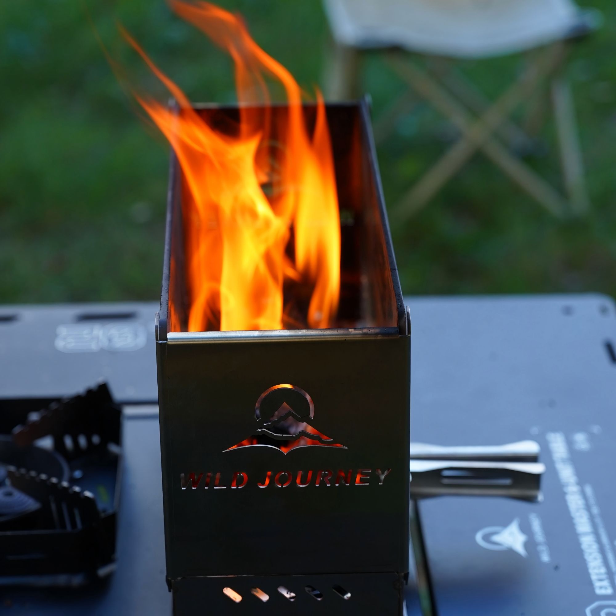 SmiloDon التخييم للطي Brazier  - مراجعة Outdoor Camping Fire Pit وسعره