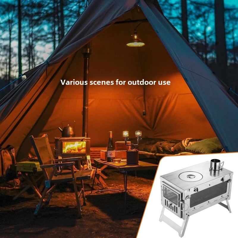 430 الفولاذ المقاوم للصدأ المح - مراجعة Outdoor Camping Fire Pit وسعره