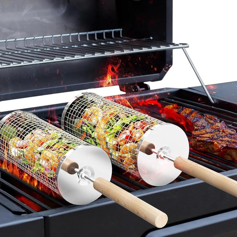 مجموعة سلال شواء دائرية من الف - مراجعة Outdoor Camping Cooking Set وسعره