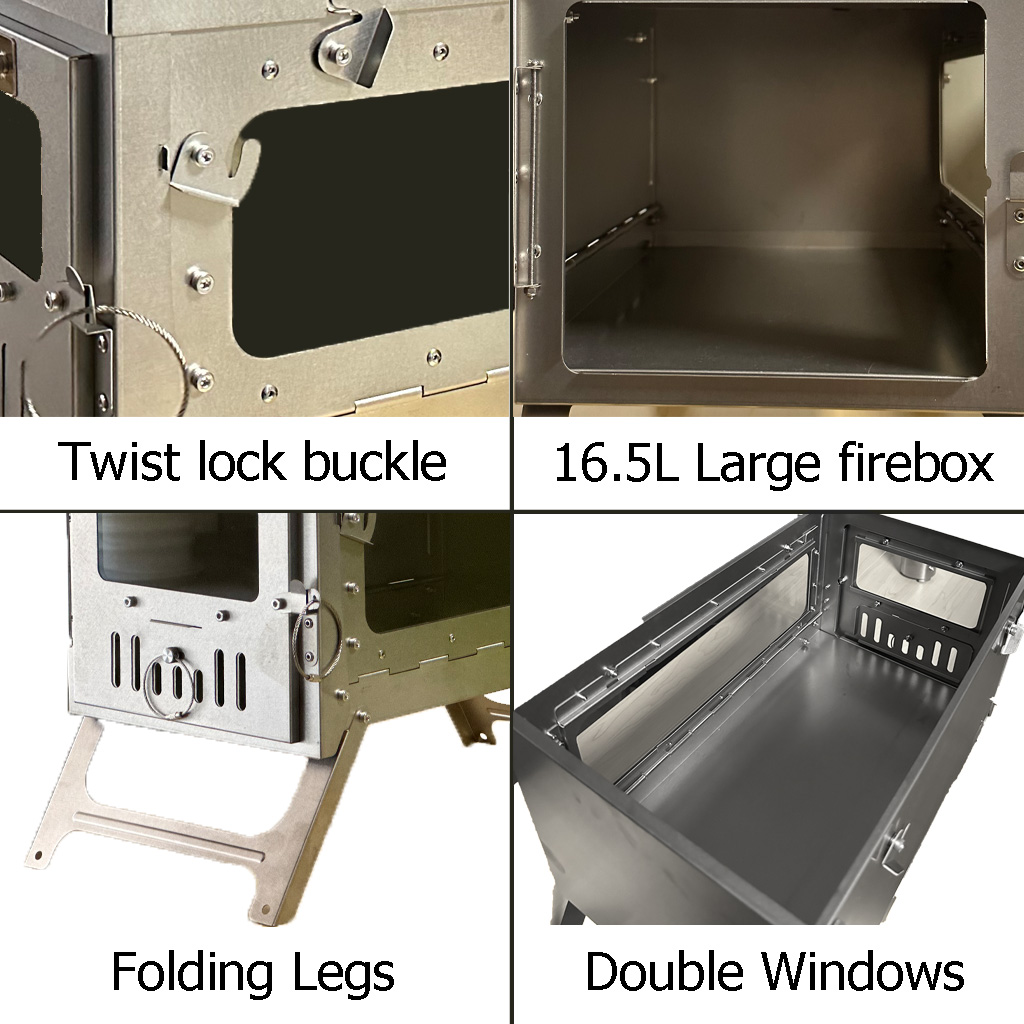 موقد خيمة تيتانيوم قابل للطي م - مراجعة Outdoor Camping Warehouse وسعره