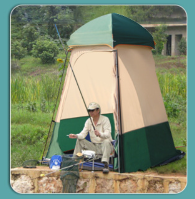 خيمة استحمام كبيرة الحجم للتخي - مراجعة Portable Camping Shower وسعره