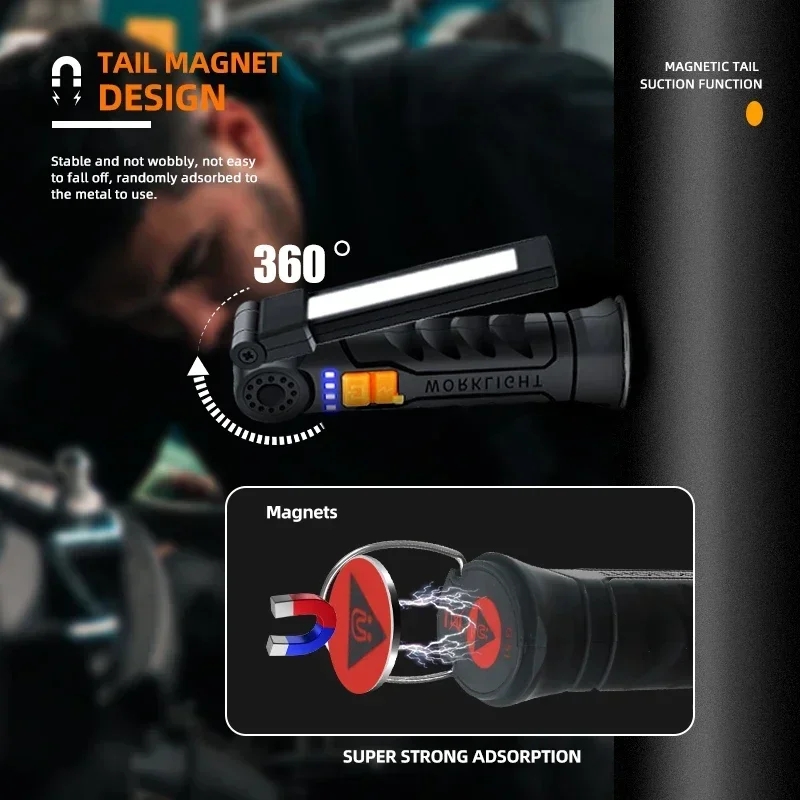 المحمولة COB مصباح ليد جيب USB - مراجعة Outdoor Camping Lighting وسعره