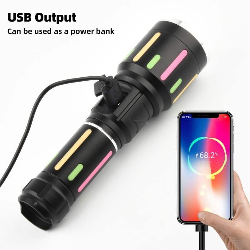 مصباح يدوي فلورسنت أبيض عالي ا - مراجعة Outdoor Camping Lighting وسعره
