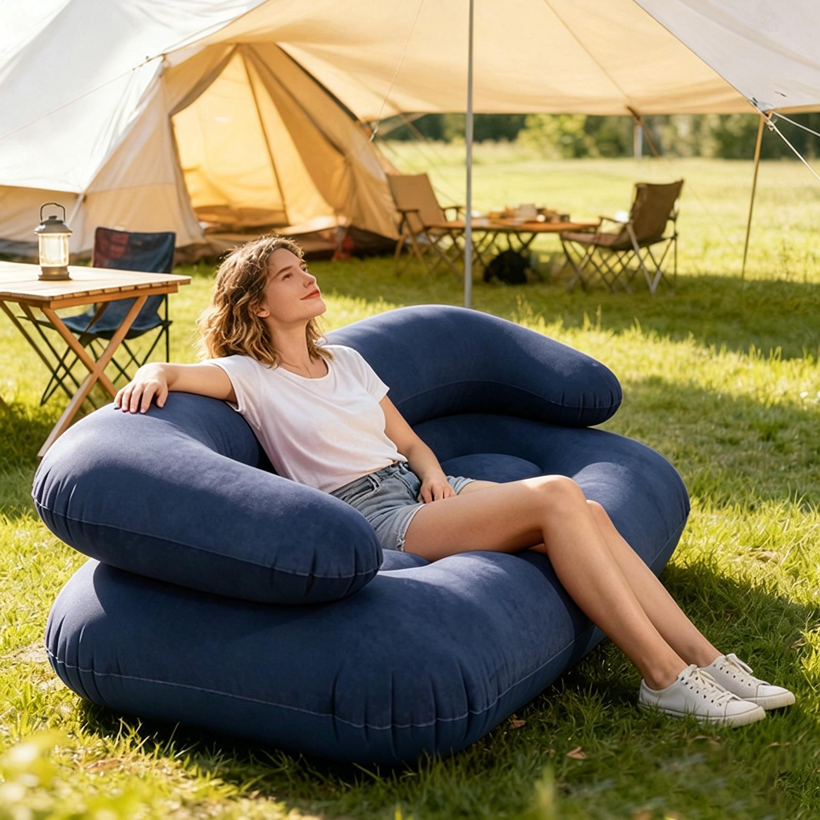أريكة هوائية قابلة للنفخ لشخصي - مراجعة Outdoor Indoor Camping وسعره