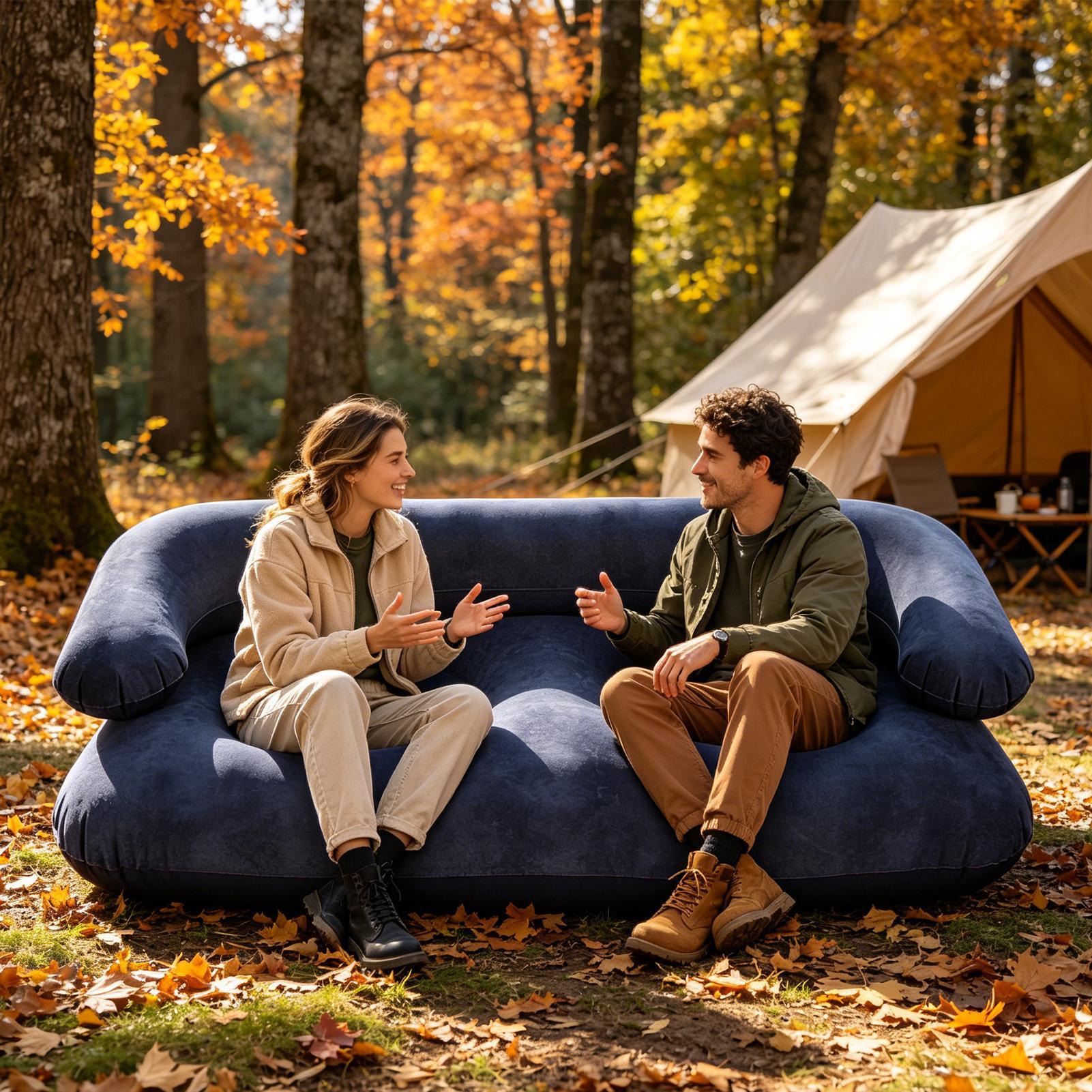 أريكة هوائية قابلة للنفخ لشخصي - مراجعة Outdoor Indoor Camping وسعره