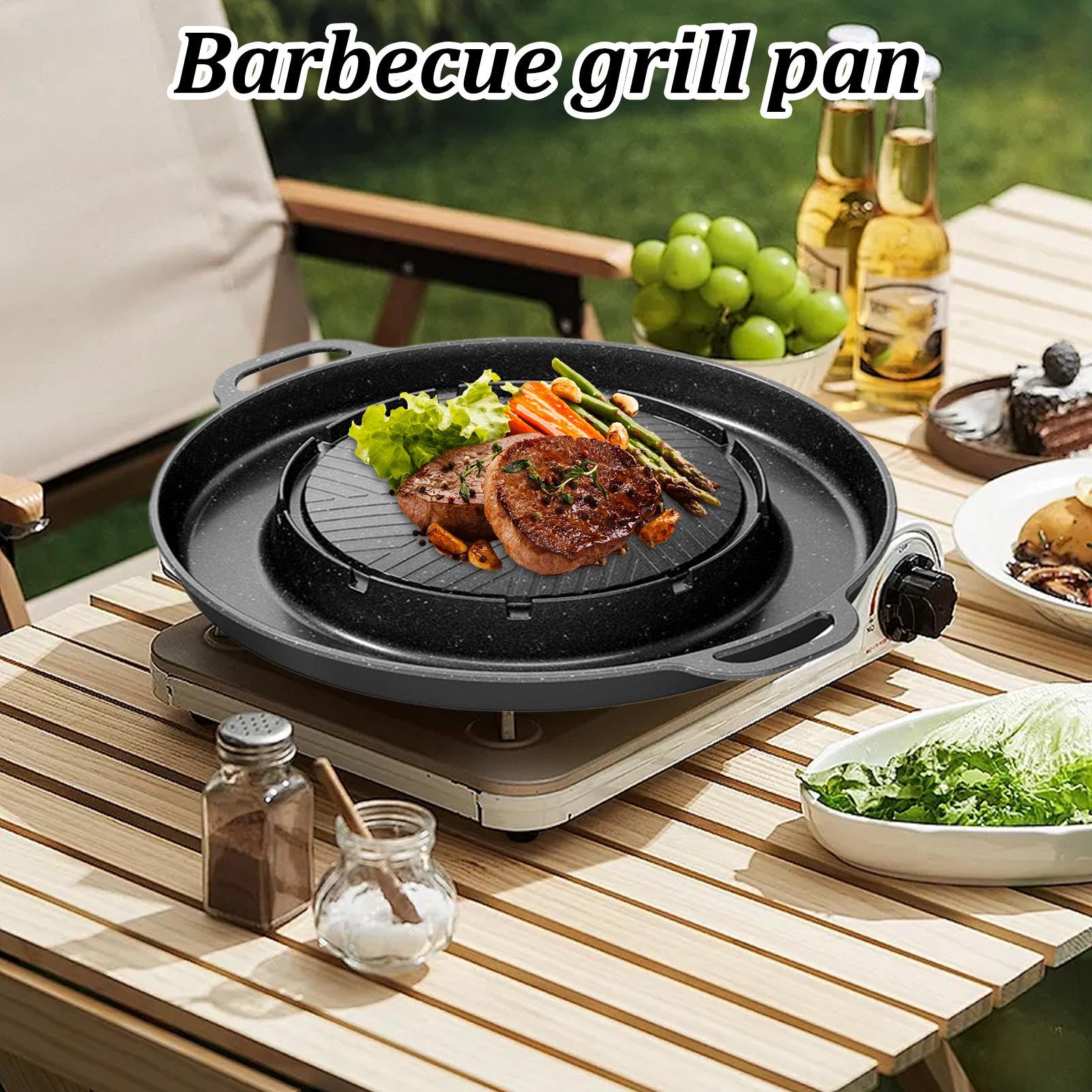 شواية 2 في 1 ومقلاة ساخنة لسطح - مراجعة Outdoor Camping Griddle وسعره