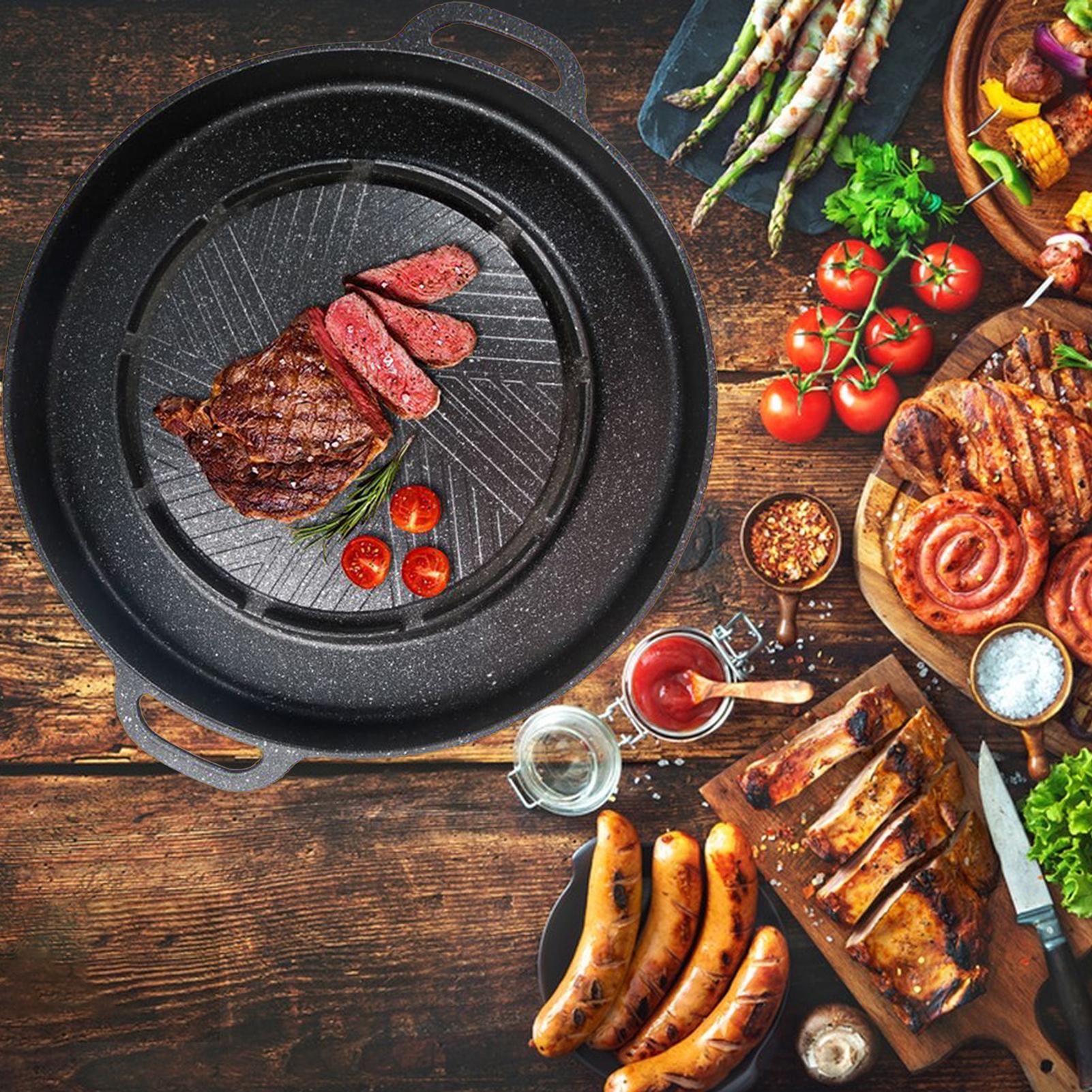 شواية 2 في 1 ومقلاة ساخنة لسطح - مراجعة Outdoor Camping Griddle وسعره