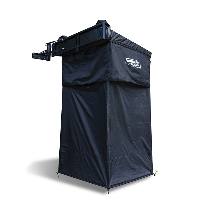 خيمة استحمام محمولة للتخييم في - مراجعة Portable Camping Shower وسعره