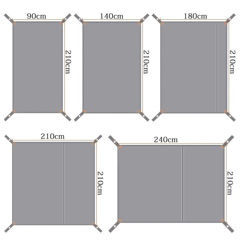 متعددة الحجم خيمة الطابق قماش  - مراجعة Ultralight Ground Sheet وسعره