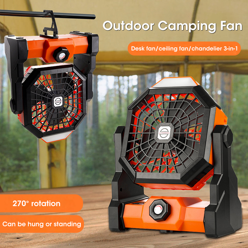 مروحة تخييم 10000 مللي أمبير ف - مراجعة Outdoor Camping Items وسعره
