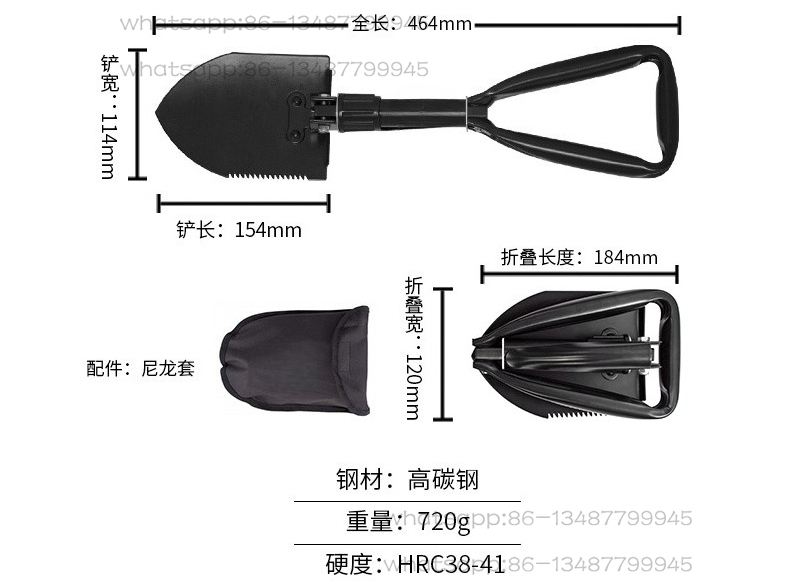 F08N مجرفة عسكرية قابلة للطي م - مراجعة Urban Outdoor Camping وسعره