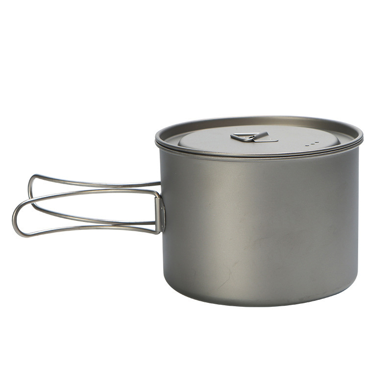 وعاء طبخ تيتانيوم بمقبض معلق ، - مراجعة Camp Cooking Set وسعره