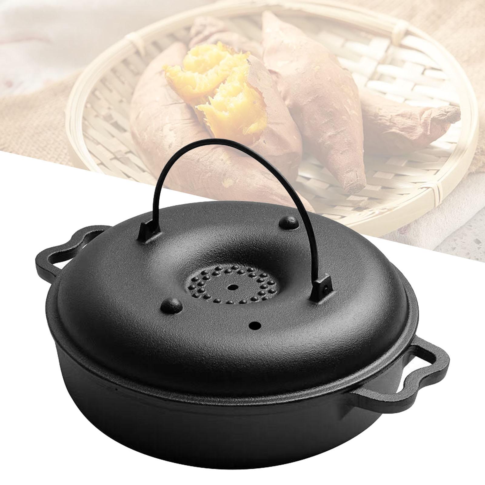 قدر سوكيياكي لطهي البطاطا الحل - مراجعة Outdoor Camping Griddle وسعره