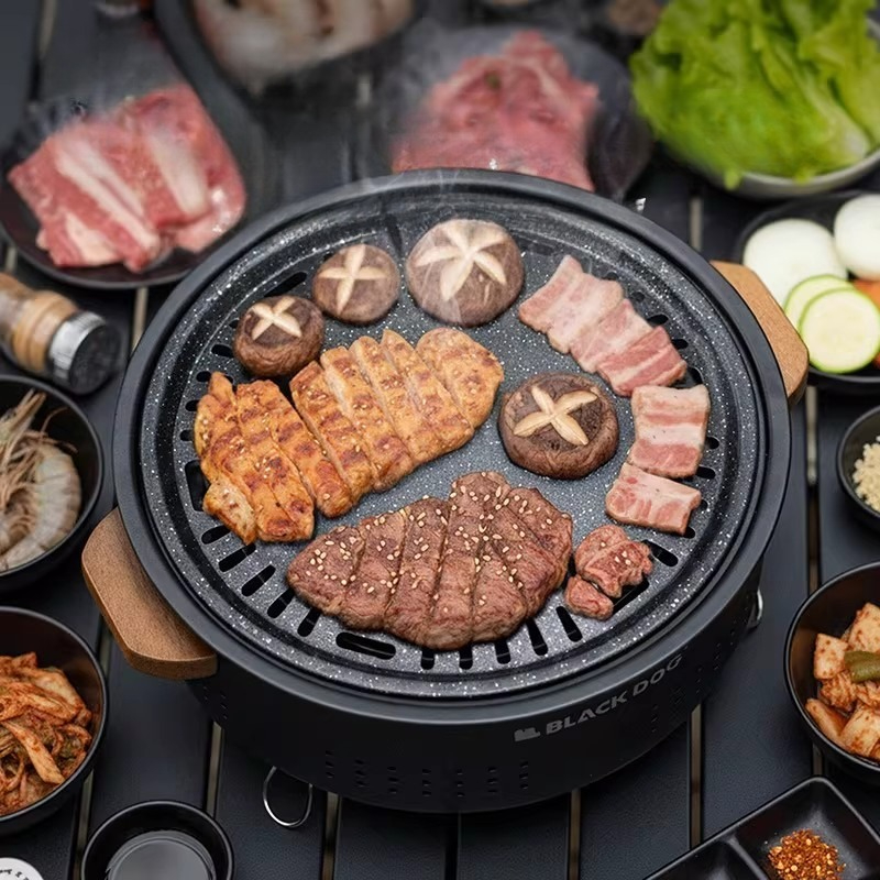 معدات التخييم، شواية باربكيو خ - مراجعة Outdoor Camping Griddle وسعره