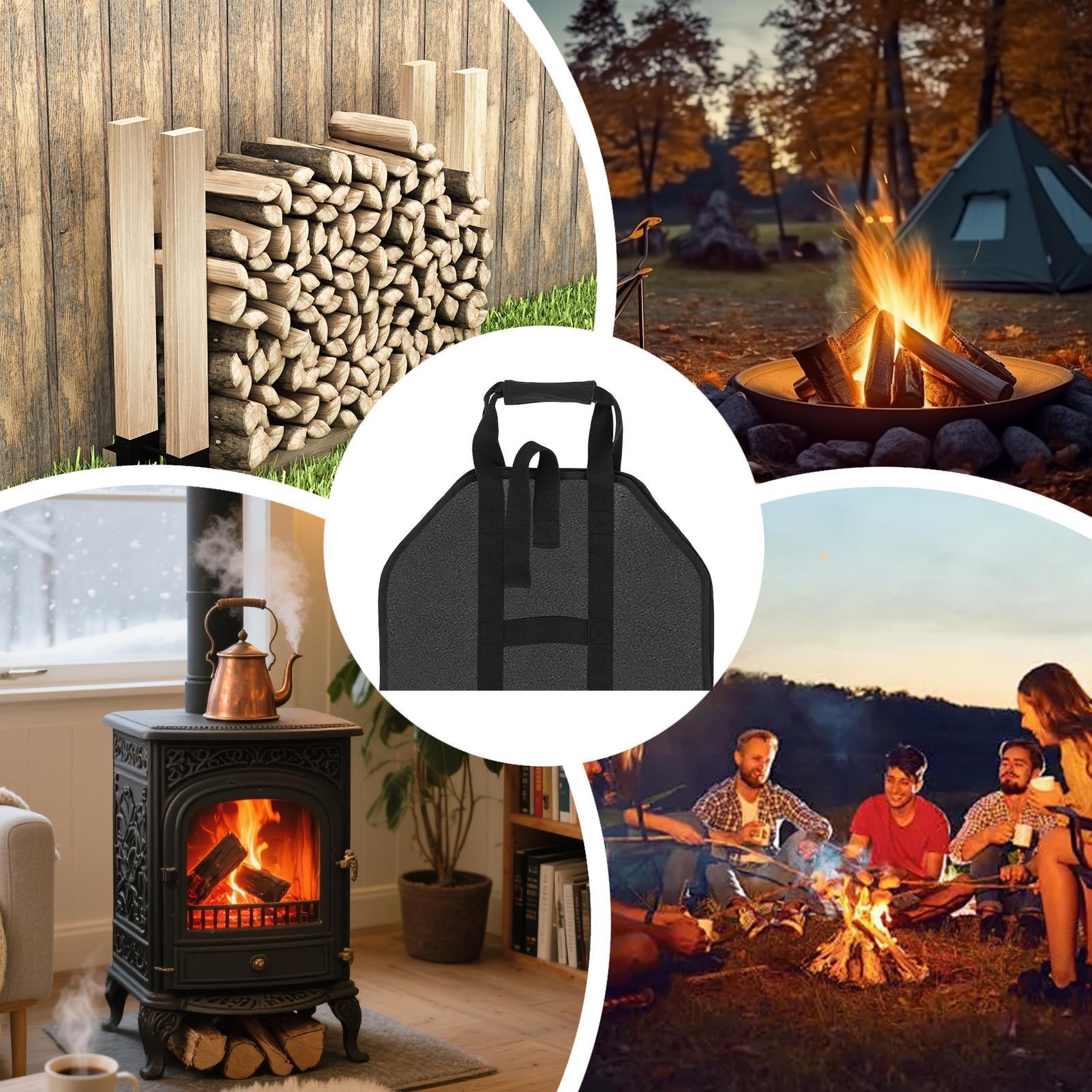 الحطب الناقل كبير حقيبة محمولة - مراجعة Outdoor Indoor Camping وسعره