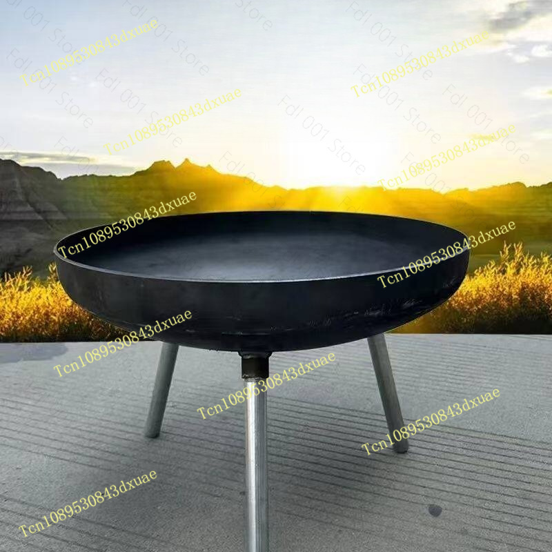 وعاء نار كبير من الحديد الزهر  - مراجعة Outdoor Indoor Camping وسعره