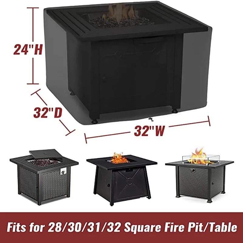 غطاء حفرة النار المربع المقاوم - مراجعة Outdoor Camping Fire Pit وسعره