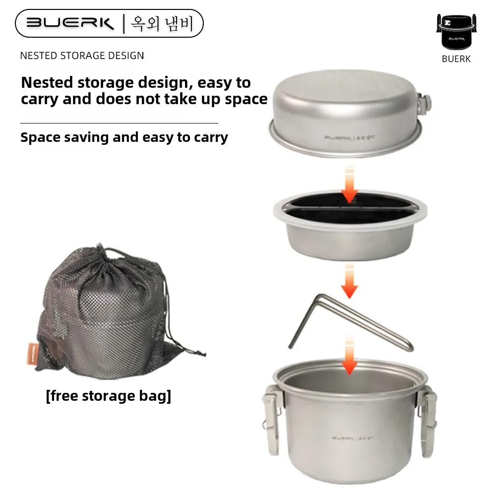 وعاء تبخير وقلي متعدد الوظائف  - مراجعة Camp Cooking Set وسعره