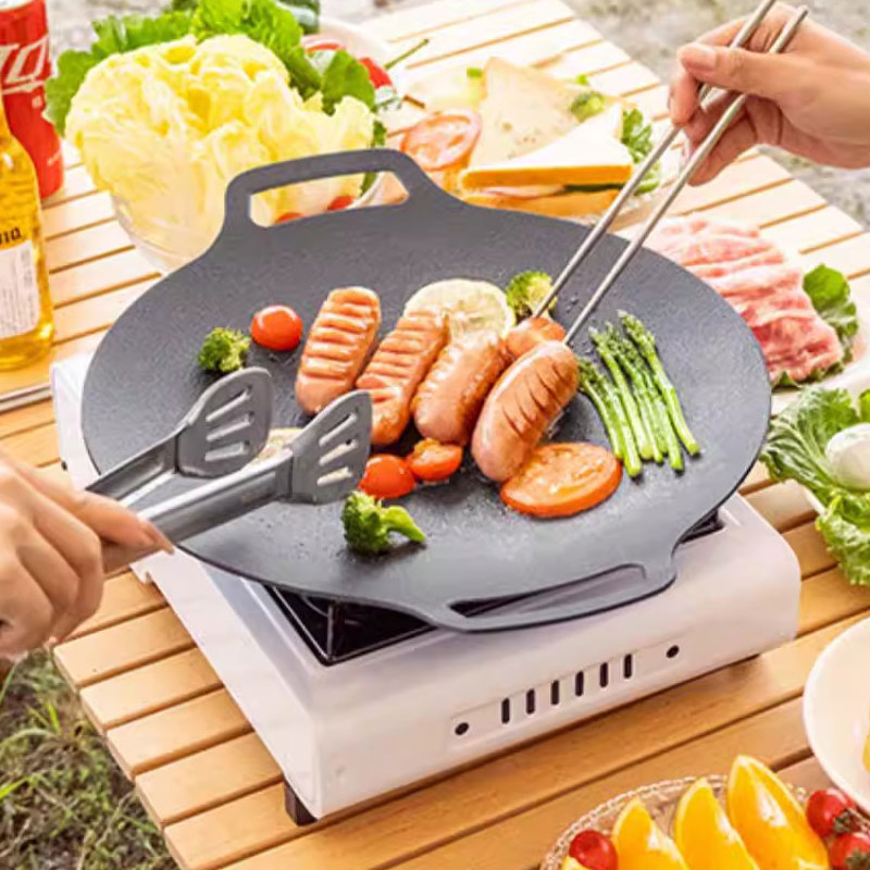    مقلاة شواء خارجية 26/30/33 - مراجعة Outdoor Camping Cooking Set وسعره