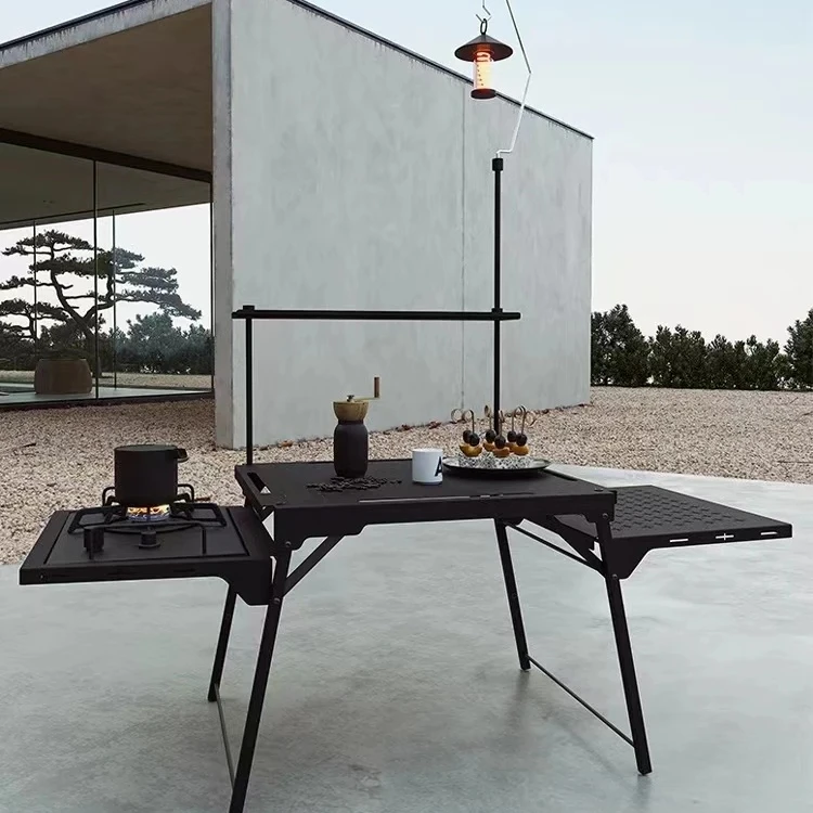 طاولة مطبخ محمولة من الألومنيو - مراجعة Outdoor Camping Warehouse وسعره