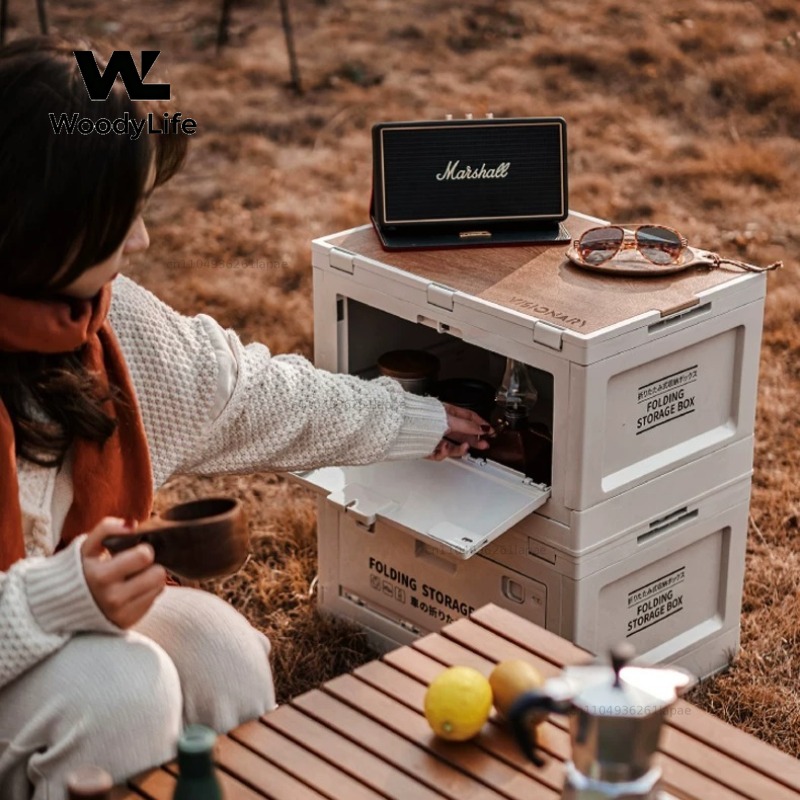 صندوق تخزين قابل للطي للتخييم  - مراجعة Japanese Outdoor Camping وسعره