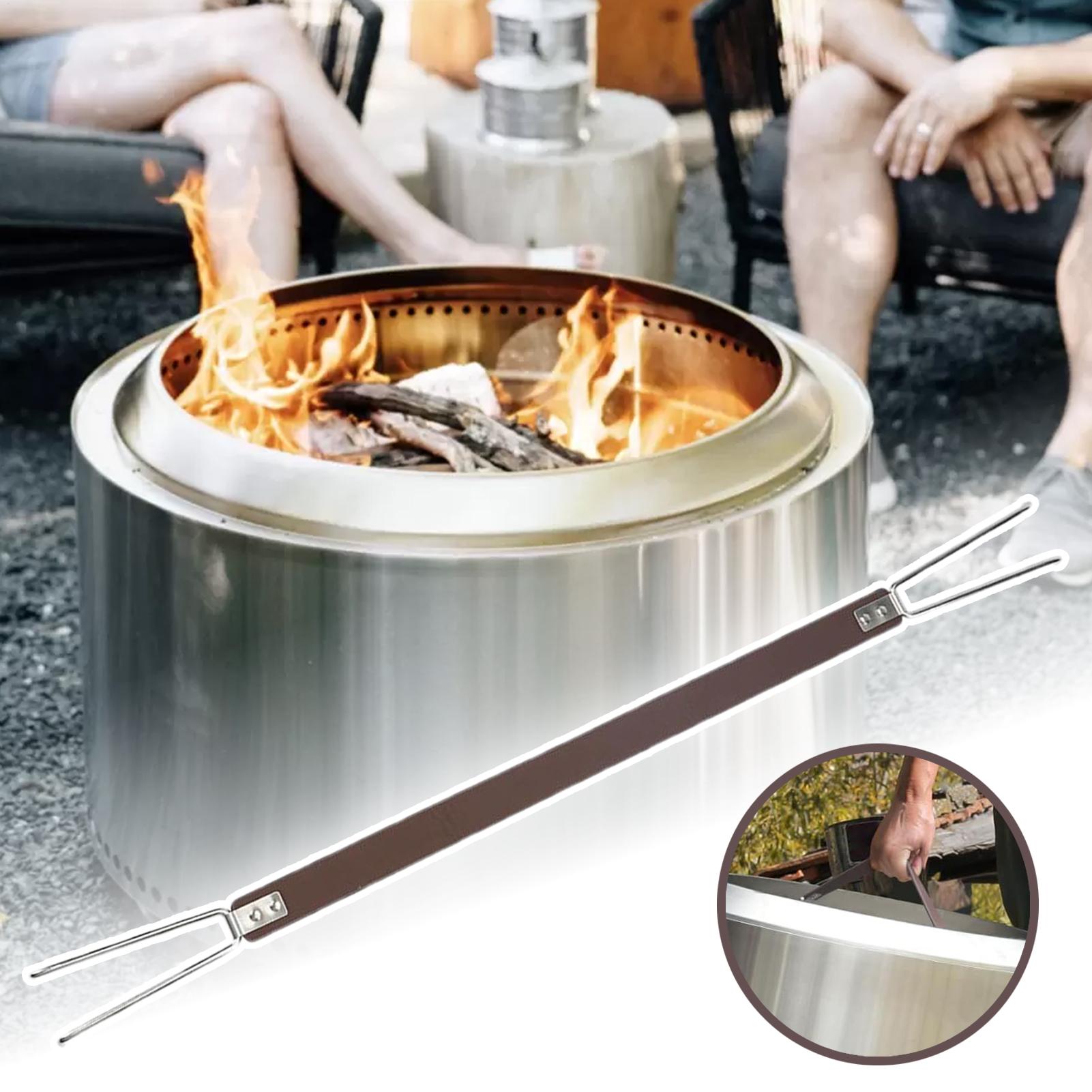 مقبض لغطاء حفرة النار أداة حفر - مراجعة Outdoor Indoor Camping وسعره