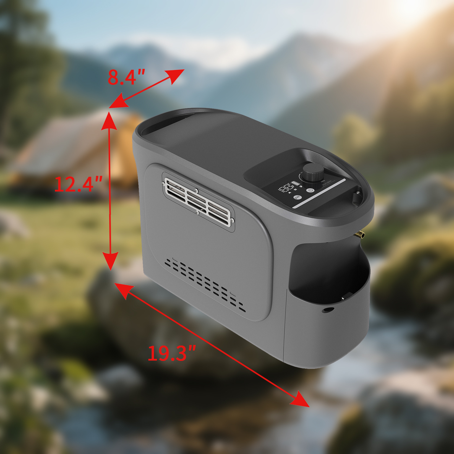 سخان ماء محمول يعمل بالغاز سعة - مراجعة Portable Camping Shower وسعره