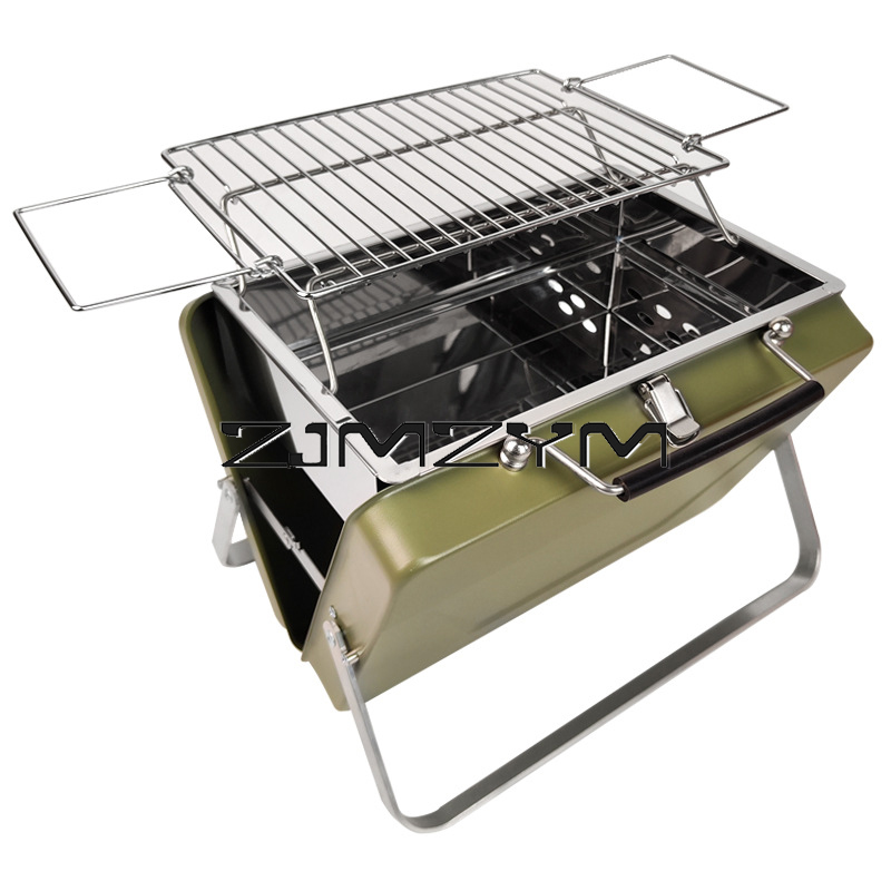 شواية باربيكيو قابلة للطي بارت - مراجعة Outdoor Camping Griddle وسعره