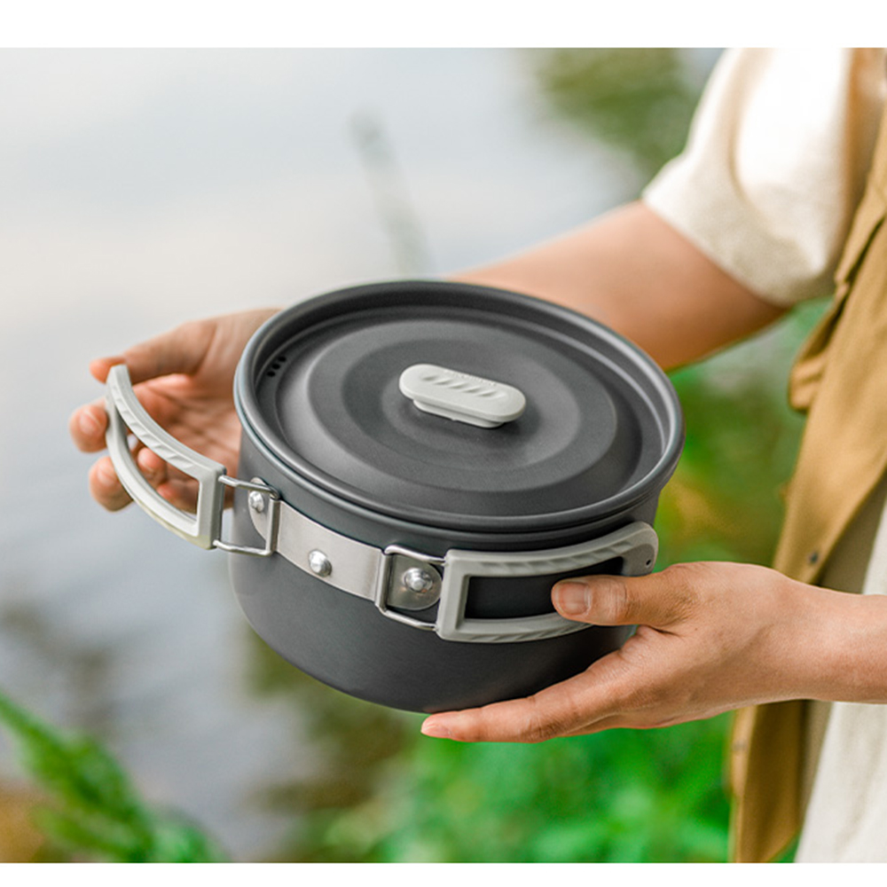 مجموعة أواني خارجية من Natureh - مراجعة Outdoor Camping Cooking Set وسعره