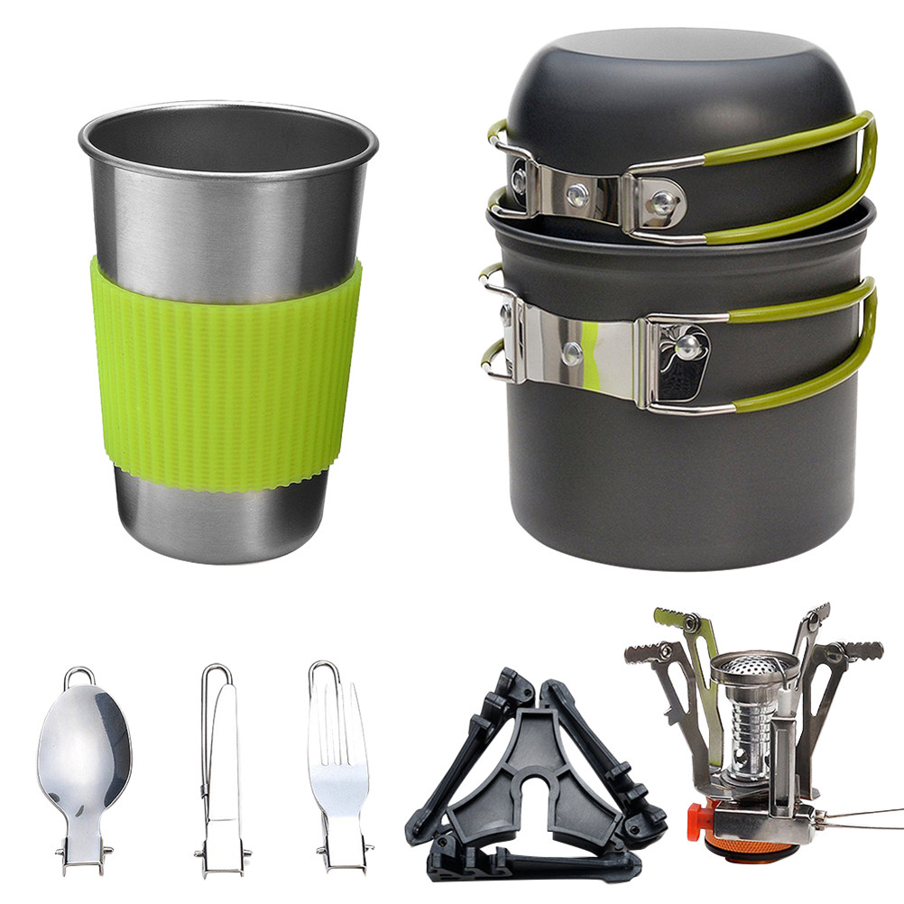 طقم أواني طهي للتخييم في الهوا - مراجعة Camp Cooking Set وسعره