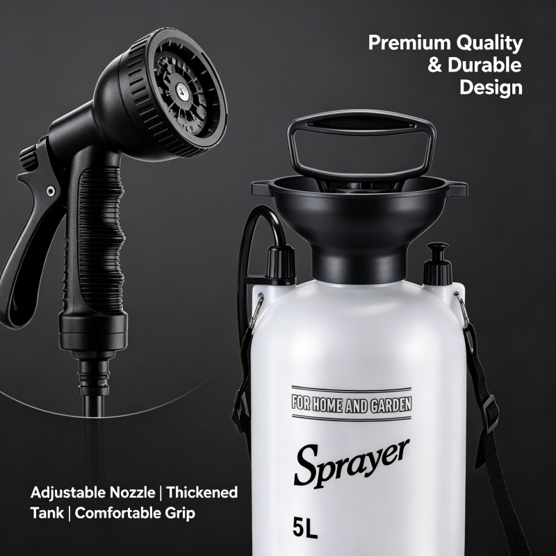 دش محمول للتخييم سعة 5 لتر، بخ - مراجعة Portable Camping Shower وسعره
