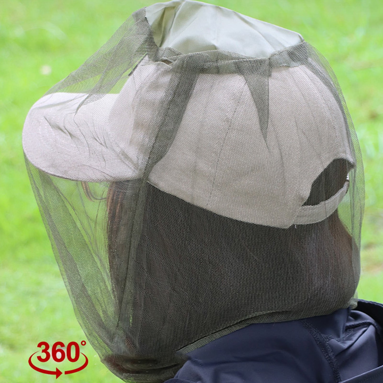 قبعة صيد بشبكة رأسية مضادة للب - مراجعة Outdoor Camping Hat وسعره